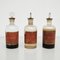 Vintage Antique Glass Apothecary Bottles, Set of 3, Image 2