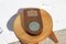 Französisches Vintage Messing Barometer aus Glas, 1950er 5