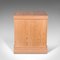 Vintage English Oak Specimen Box 6