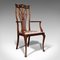Antiker englischer viktorianischer Elbow Chair, 1900er 1