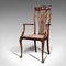 Antiker englischer viktorianischer Elbow Chair, 1900er 3