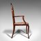 Antiker englischer viktorianischer Elbow Chair, 1900er 4