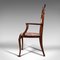 Antiker englischer viktorianischer Elbow Chair, 1900er 5