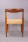 Danish Teak and Paper Cord Dining Chairs by H. W. Klein for Bramin, Set of 4, 1960s 7