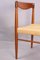 Danish Teak and Paper Cord Dining Chairs by H. W. Klein for Bramin, Set of 4, 1960s 5