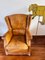 Brown Leather Club Chair from Crearte, Image 6