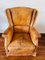 Fauteuil Club en Cuir Marron de Crearte 1