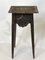 Hand Carved Gothic Victorian Rosette Plant Stand or Side Table, 19th Century, Image 8