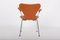 Sedie modello 3207 in pelle di Arne Jacobsen per Fritz Hansen, set di 4, Immagine 8