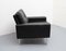 Chrome and Black Leather Armchair, 1970s, Image 5