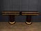 French Art Deco Console Tables in Macassar Ebony, 1925, Set of 2 10