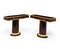 French Art Deco Console Tables in Macassar Ebony, 1925, Set of 2 1