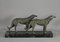 Large French Art Deco Borzoi Dogs Sculpture 3