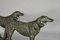 Large French Art Deco Borzoi Dogs Sculpture 6