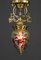 Lampada da soffitto Jugendstil con paralume, inizio XX secolo, Immagine 12