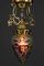 Lampada da soffitto Jugendstil con paralume, inizio XX secolo, Immagine 8