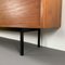 Large Minimalist Teak Sideboard with Leather Handles, Germany, 1960s, Image 8