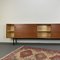 Credenza grande minimalista in teak con maniglie in pelle, Germania, anni '60, Immagine 15