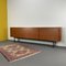 Large Minimalist Teak Sideboard with Leather Handles, Germany, 1960s, Image 2