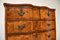 Antique Burr Walnut Serpentine Chest of Drawers, England, 1920s, Image 4