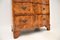 Antique Burr Walnut Serpentine Chest of Drawers, England, 1920s, Image 6