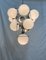 Lámpara de araña colgante de Reggiani con 10 bolas de cristal de Murano, Imagen 4