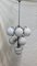 Lámpara de araña colgante de Reggiani con 10 bolas de cristal de Murano, Imagen 1