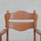 Mid-Century Dutch Solid Oak Armchair, 1960s 6