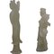 Carved White Jade Guanyin Figures, Set of 2 14