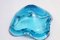 Blauer Aschenbecher aus Muranoglas von Made Murano Glas 10