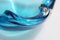 Blauer Aschenbecher aus Muranoglas von Made Murano Glas 3