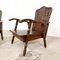 Teak Wooden Carved Armchairs, Indonesia, 1950s 6