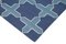 Blue Dhurrie Rug 4