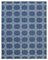 Blue Dhurrie Rug 1