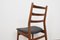 Mid-Century German Teak & Leather Dining Chairs from Casala, 1960s, Set of 4, Image 9