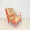 Mid-Century Italian Color & Beige Leather Lounge Chairs, 1950s, Set of 2, Image 23