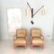 Italienische Mid-Century Sessel in Beige & Beige, 1950er, 2er Set 3