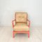 Mid-Century Italian Color & Beige Leather Lounge Chairs, 1950s, Set of 2 12