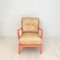 Mid-Century Italian Color & Beige Leather Lounge Chairs, 1950s, Set of 2, Image 12