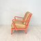 Mid-Century Italian Color & Beige Leather Lounge Chairs, 1950s, Set of 2 16