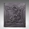 Antiker viktorianischer dekorativer Kamin aus Gusseisen, Deutschland, 1850er 2