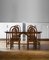 Table and Bamboo Chairs, Set of 5, Image 1