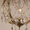 Lámpara de araña vienesa Maria Theresa vintage de cristal, años 50, Imagen 2
