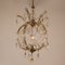 Lámpara de araña vienesa Maria Theresa vintage de cristal, años 50, Imagen 6