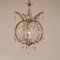 Lámpara de araña vienesa Maria Theresa vintage de cristal, años 50, Imagen 8