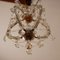 Lámpara de araña vienesa Maria Theresa vintage de cristal, años 50, Imagen 7