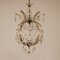 Lámpara de araña vienesa Maria Theresa vintage de cristal, años 50, Imagen 1