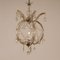 Lámpara de araña vienesa Maria Theresa vintage de cristal, años 50, Imagen 10
