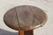 Brutalist Solid Wood & Wrought Iron Farm Stool, 1950s 4