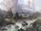 J. Miller, Mountain Landscape, Oil on Canvas, Framed 8